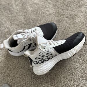 Adidas Lightmotion Black White Running Sneakers Size 5 Women Athletic Shoes